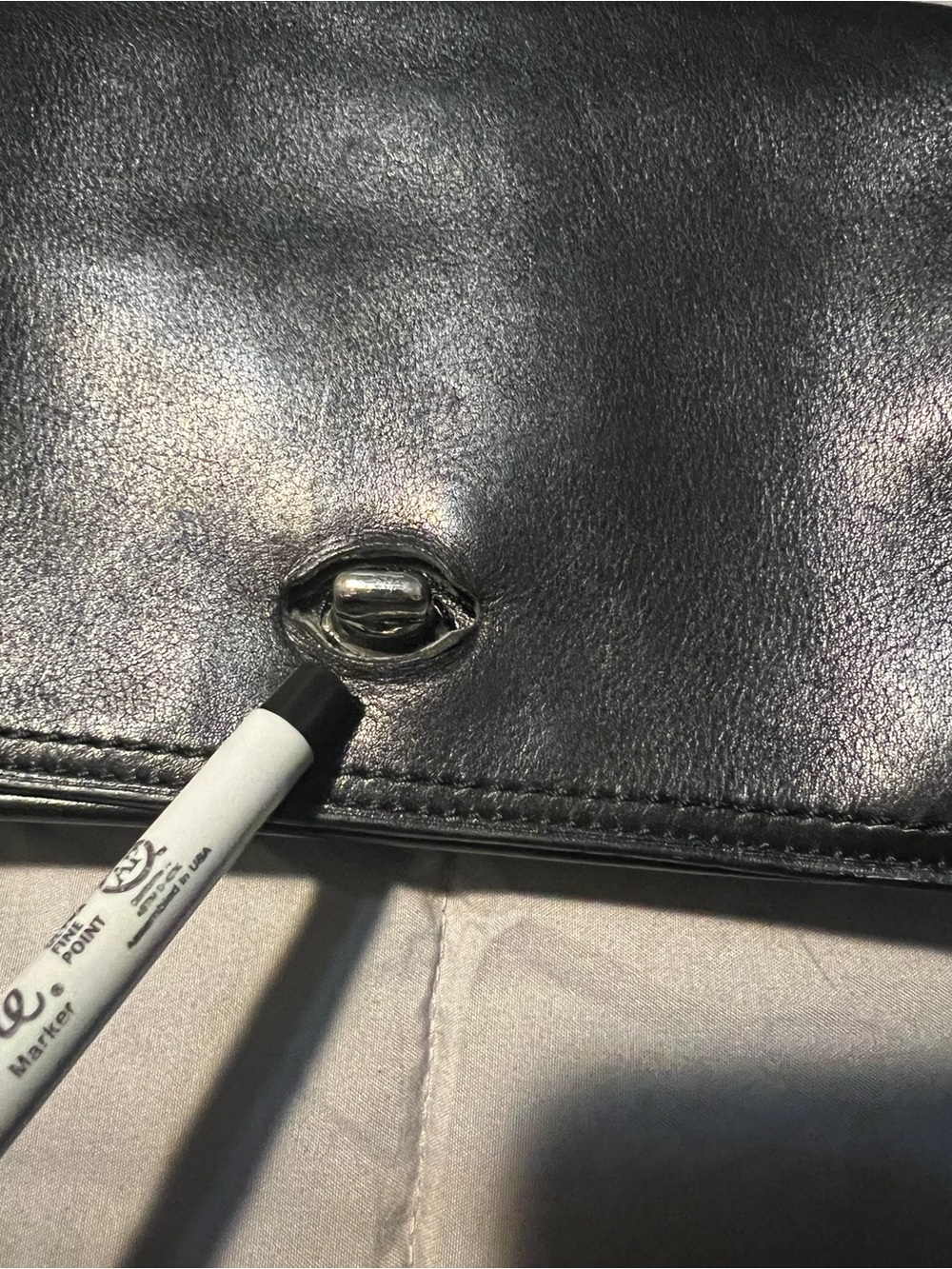 Coach Black Leather Crossbody with Tassel Charm - Picture 3 of 6